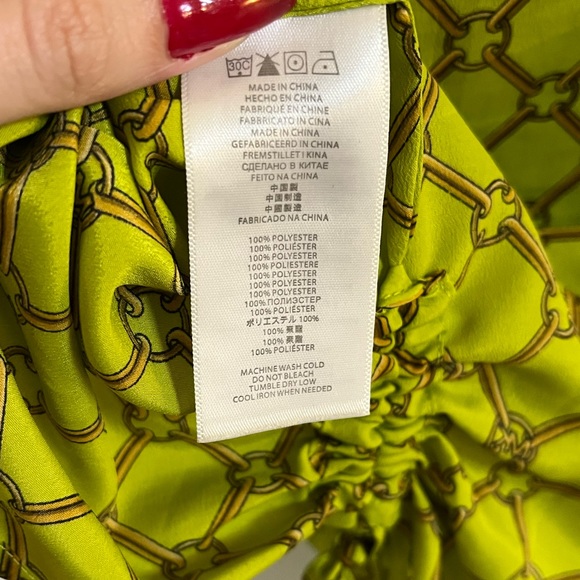 Emerald green Michael kors blouse spring summer - Picture 7 of 7